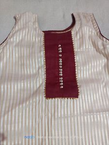 White And Gold Kurti(New)