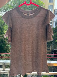 New Khakhi Grey Top