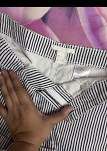 Striped High-Waisted Shorts Hi
