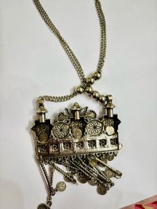 Oxidised Long Necklace