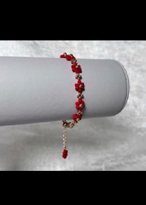 Flower Beaded Bracelet