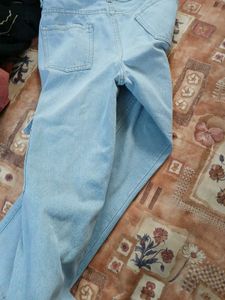 Light Blue Cargo Jeans