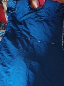 Elegant Navy Blue Evening Gown