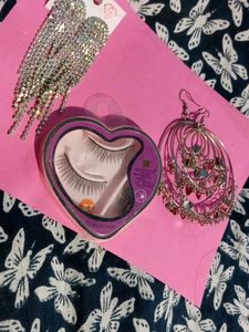 Combo Offer 2 Earing + Free Lashes
