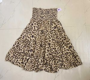 Chic Animal Print Dress