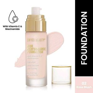 Swiss Beauty High Performance Foundation | 02 Rose