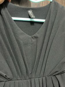 Black Peplum Dress