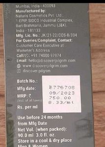PILGRIM Anti grey hair serum
