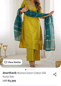 Elegant Green Kurta Set