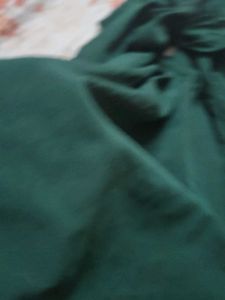 Green Back Knot Stylish Frock