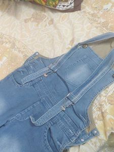 Light Wash Denim Overalls