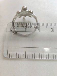 pure silver turtle ring