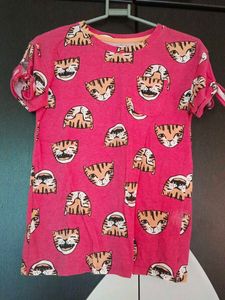Cute Tiger Print Tee