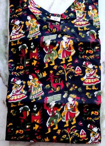 🌹🐦‍⬛Kalamkari Shor kurti