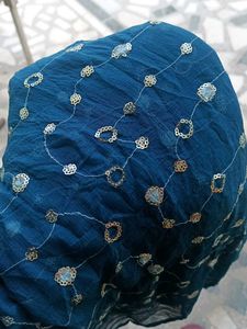Velvet Kurta Set With Heavy Duppata