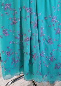 Embroidered Chiffon Saree