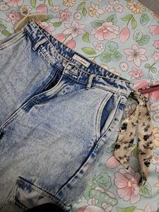 Blue Cargo Denim