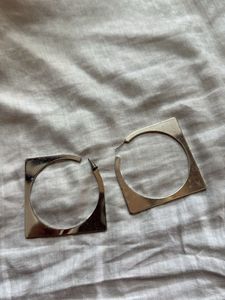 Oxizied Long Earrings