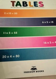 MATHS TABLES Book