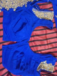 Blue &amp; Gold Fabric