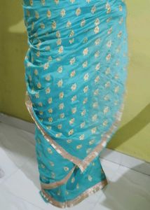 Elegant Blue New Saree