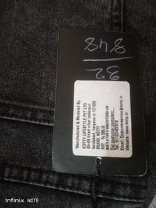 Dark Gray Denim Jeans