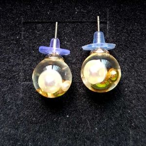 Pearl Orb Earrings