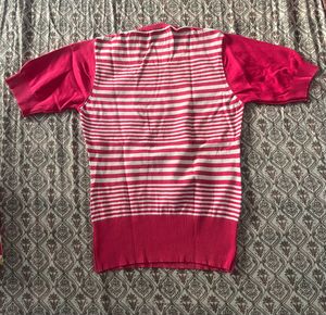 Striped Knit Top