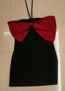 Bow Detail Mini Dress