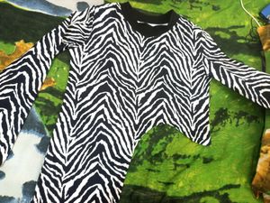 Beautiful Zebra Print Top Amazing Piece 😍