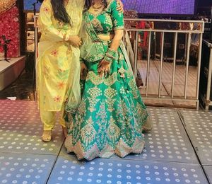 Peacock Green Lehnga