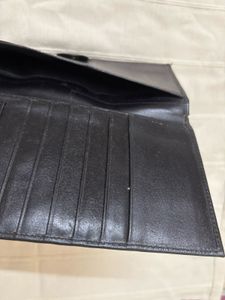 Genuine Leather Black Ladies Wallet