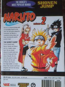 Naruto Volume 2 Manga