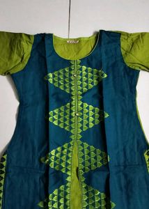 Green And Blue Kurti