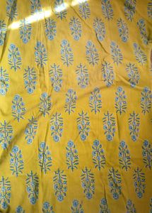 Yellow &amp; Blue Kurta Set