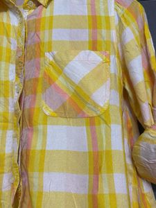 Yellow Plaid Shirt