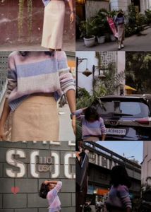 Striped Knit Sweater