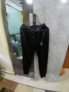 Black Patterned T-Shirtand Blac Trackpant
