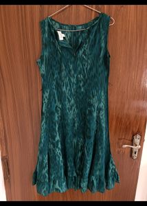 Emerald Animal Print Dress