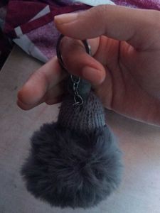 Cute Sleeping Baby Doll Keychain