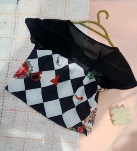 Funky Checkered Top