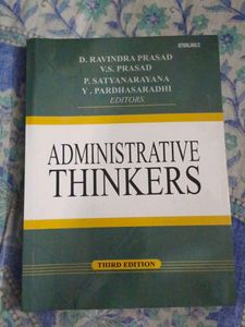 Administrative Thinkers - Third Edition