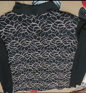 Free Size Black Top For Women