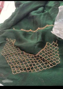 Green Saree Blouse Size 44