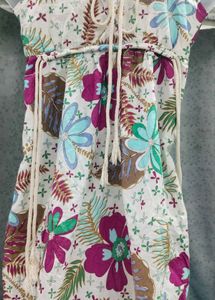 Floral Print Mini Dress