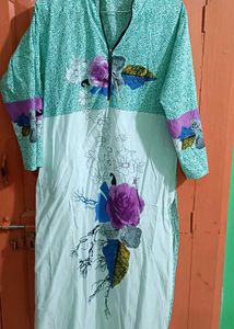 Floral Print Kurta