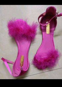 Imported Fur Flats