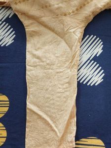 Yellow Embroidered Kurta With Trousers