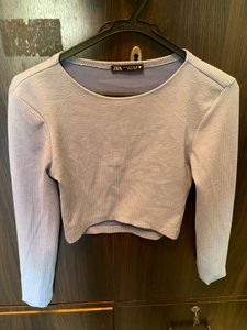 Zara Ribbed T Shirt