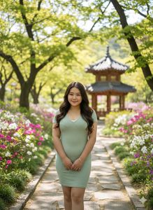 Cute Green Mini Dress